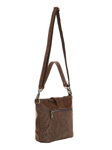 faina Schultertaschen in Braun Mehrfarbig