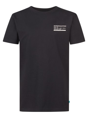 Petrol Industries Rückenprint T-Shirt Acadia in Schwarz