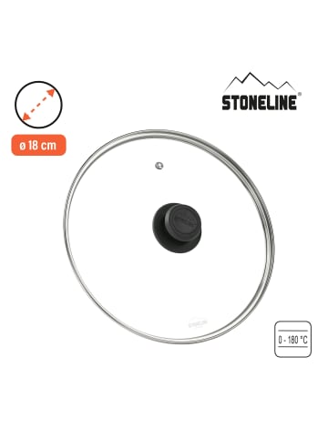Stoneline Glasdeckel 18 cm in Transparent