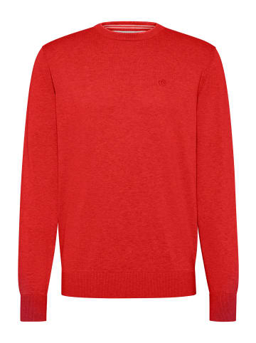 Bugatti Pullover Rundhals in rot