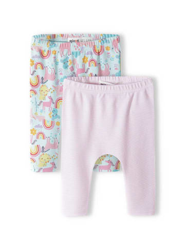 Minoti 2er-Set: Leggings tulip 3 in petrol