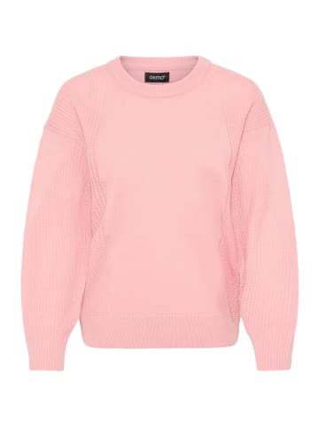 Oxmo Rundhalspullover OXSelmo in Rosa