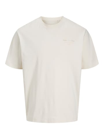 JACK & JONES PLUS T-shirt in Antique White