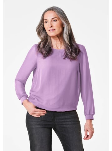 GOLDNER Schlupfbluse Schlupfbluse in flieder