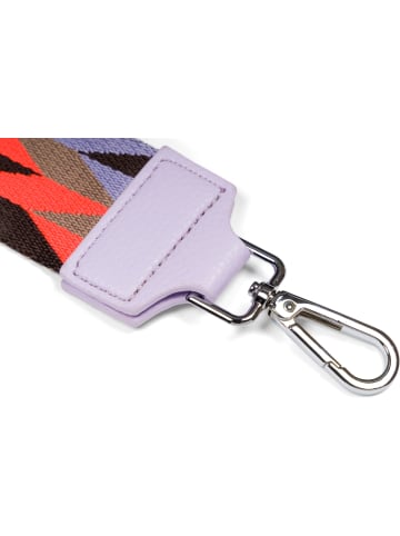 styleBREAKER Wechsel Taschengurt in Neonorange-Flieder-Taupe
