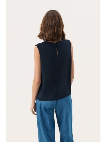 PART TWO Ärmellose Bluse SandelinePW Gerade Passform in After Midnight