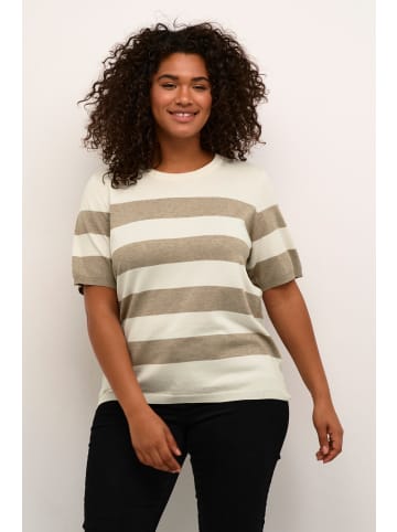 KAFFE curve Strickpullover KClizzy Regular fit in Chinchilla M/Turtle.BoldStripe