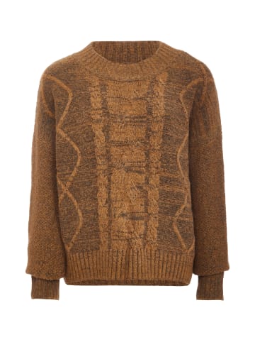 Tanuna Strickpullover in Braun