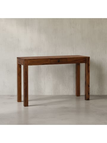 KADIMA DESIGN Schreibtisch 118x40x76 cm Massivholz Computertisch mit