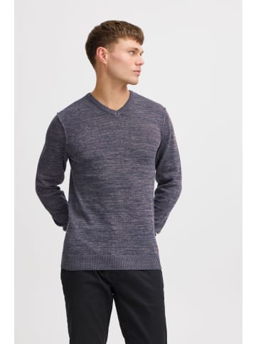 BLEND Strickpullover BHDansel 20704767ME Strickpulli mit V-Ausschnitt in Blau