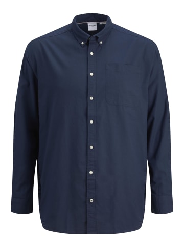 JACK & JONES PLUS Freizeithemd in Navy Blazer 1