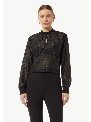comma CI Bluse langarm in Schwarz