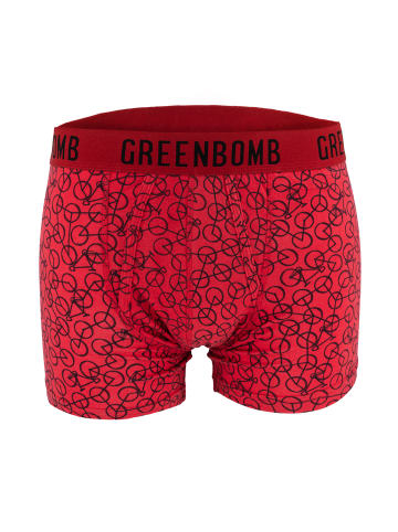 GreenBomb Trunk Bike Wheels in Rot