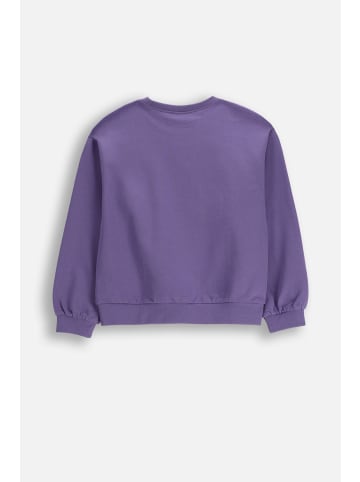 Coccodrillo Oversize-Sweatshirt in violett