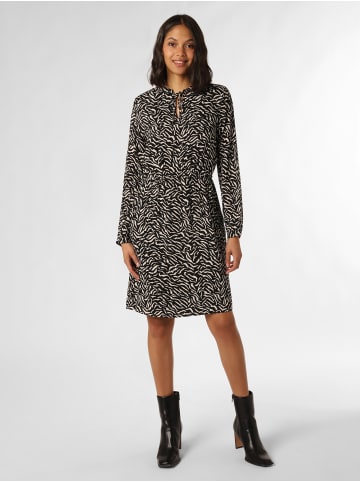 comma Kleid in schwarz weiß - 0001