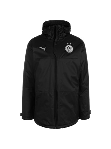 Puma Winterjacke Borussia Dortmund BVB in schwarz / silber