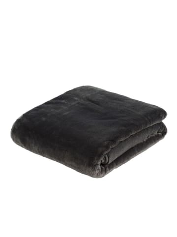 Gözze Wohndecke Cashmere-Feeling 130x170cm in anthrazit