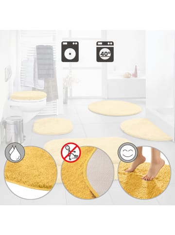 Erwin Müller Duschvorlage halbrund Kefalonia in gelb