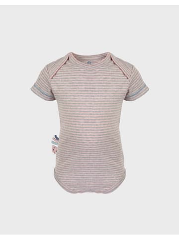 OrganicEra Baby Kurzarm-Body in Rose Melange