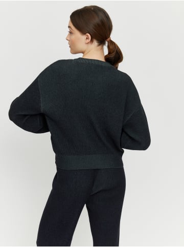 MAZINE Strickpullover Valli Jumper in black/pale ocean