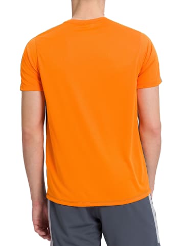 erima Squad T-Shirt in new orange/slate grey/monument grey