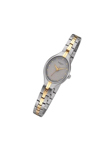 Regent Armbanduhr Regent Titan-Uhren grau, gold mittel (ca. 35mm)