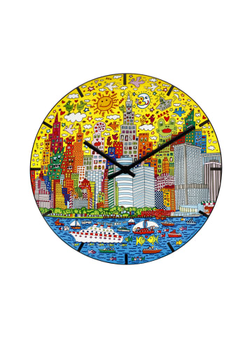 Goebel Wanduhr " James Rizzi My New York City Sunset " in Bunt