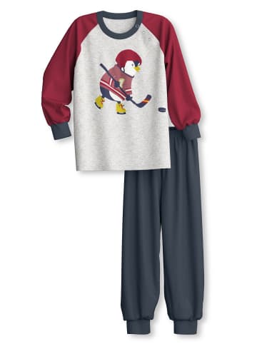 Calida Pyjama in stein meliert