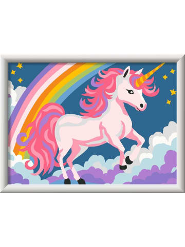 Ravensburger Malprodukte CreArt, Malen nach Zahlen Kinder - Pinkes Einhorn Ab 9 Jahre in bunt