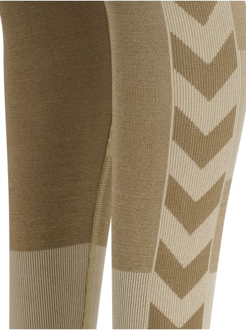 Hummel Leggings Hmlspin Seamless Tights in SIMPLY TAUPE