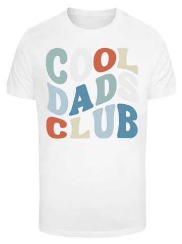 F4NT4STIC T-Shirt Cool Dads Club Trendiges Vatertagsmotiv für Väter in weiß