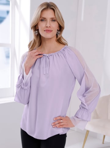Sieh an! Tunika in flieder