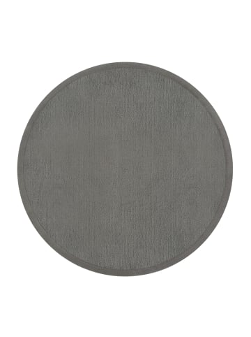 KADIMA DESIGN Hochflor Teppich waschmaschinenwaschbar Unifarben Schlafzimmer in Grau