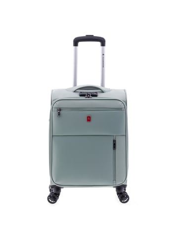Gladiator 3700 4 Rollen Kabinentrolley 55 cm mit Dehnfalte in green
