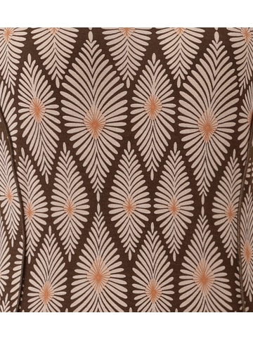 Aniston SELECTED Jerseykleid in caffee latte-beige-orange
