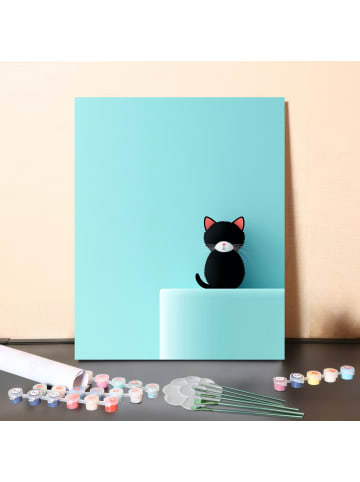 ARTNANAS DIY Malen nach Zahlen Set-"Schwarzchen" 