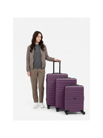 Redolz Essentials 08 3-SET 4 Rollen Kofferset 3-teilig in purple