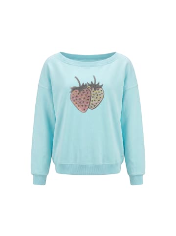 myMo Women Sweatshirt in Aqua