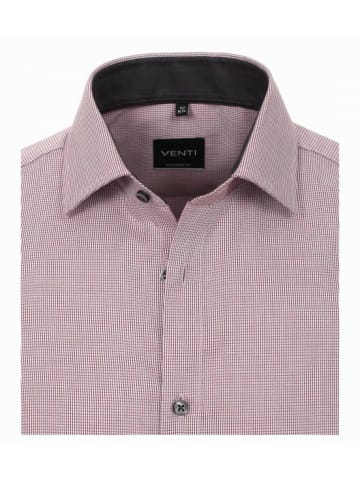 Venti Langarm Business Hemd für Herren in rot