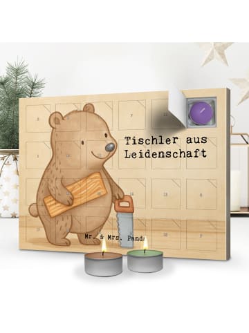 Mr. & Mrs. Panda Adventskalender Tischler Leidenschaft Design mi... in Weiß