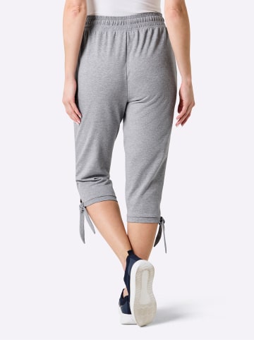 WITT WEIDEN Freizeithose in grau-meliert