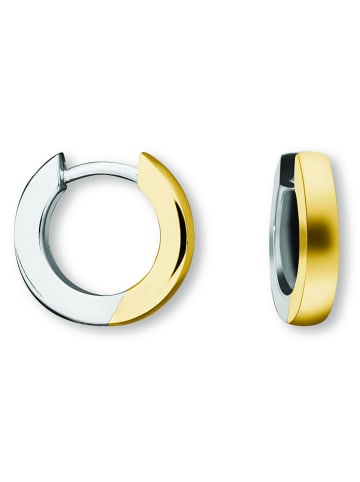 ONE ELEMENT Ohrringe Creolen aus 333 Gelbgold Ø 12,0 x 2,0 mm in silber