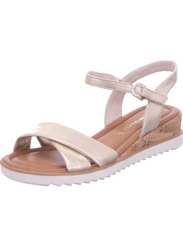 Tamaris Keilsandalette in gold