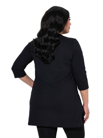 Ulla Popken Longshirt in schwarz