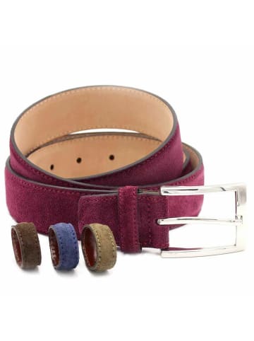 BGents Gürtel für Herren in bordeaux