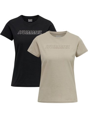 Hummel Hummel T-Shirt Hmlte Cali Damen in BLACK/CHATEAU GREY