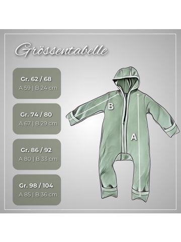 ALAVYA HOME Walkoverall Bio-Schurwolle - Pastel Khaki 62/68