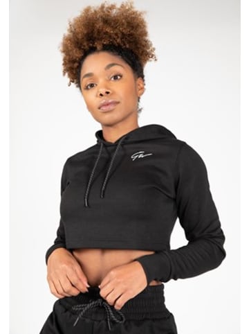 Gorilla Wear Crop-Top-Hoodie - Pixley - Schwarz