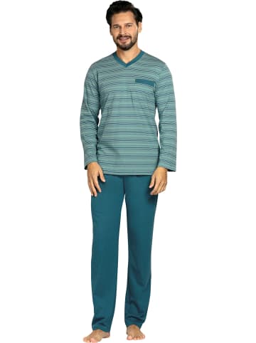 Comte Single-Jersey Schlafanzug in jade
