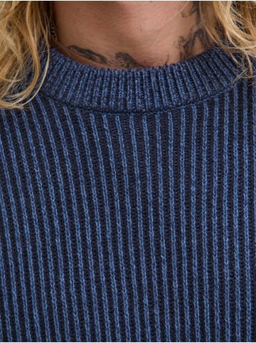 Jack & Jones Pullover JJEDOVER KNIT CREW NECK in Blau